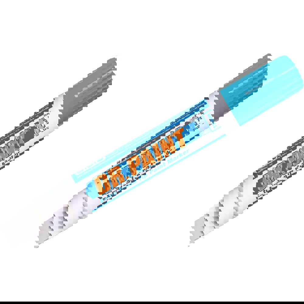 Markers & Paintsticks; Marker Type: Liquid Paint Marker; Tip Shape: Chisel; Color: Blue; Ink Type: Water Base; Fade Resistant; Water Resistant; Tip Type: Broad; Large; Chisel; For Use On: Posters; Glass; Canvas; Paper; Plastic; Rubber; Stone; Stroke Width